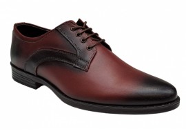 Pantofi barbati, eleganti, piele naturala, bordo -  GKR31VIS